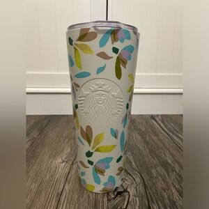 Starbucks 24oz Floral Stainless Steel Tumbler Spring 2023 Limited Edition